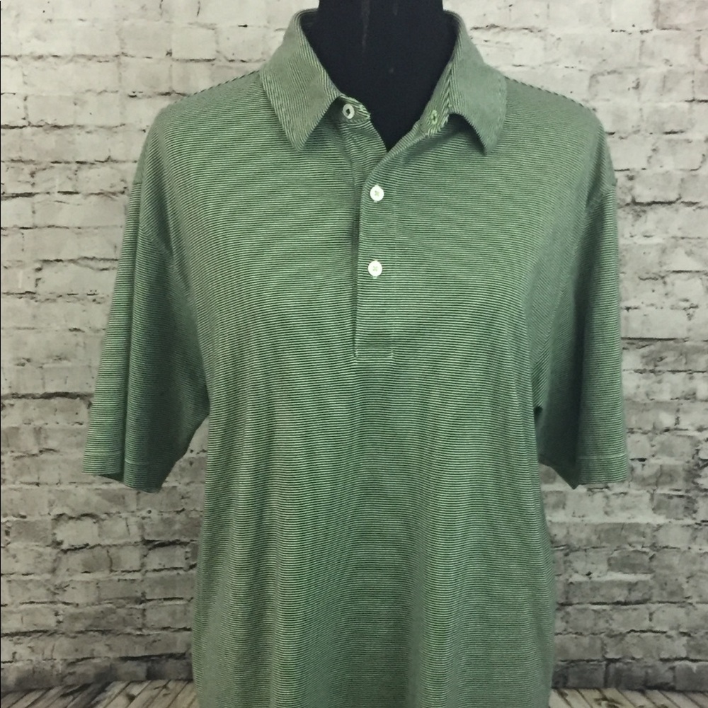 Alan Flusser Golf Performance Short Sleeve Polo L